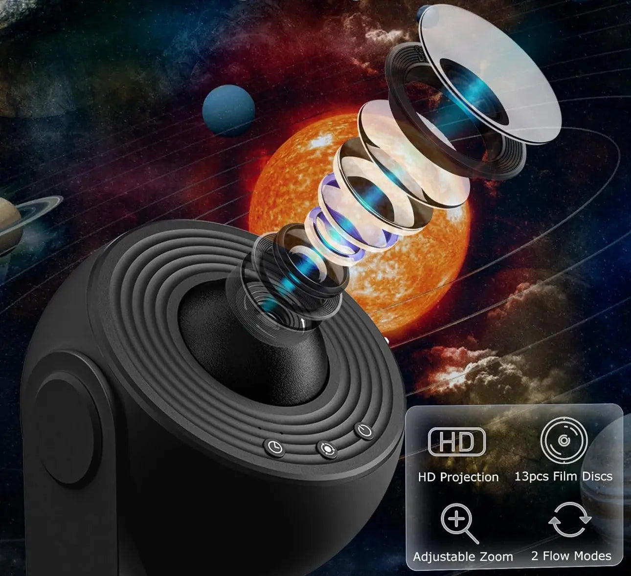 Starry Sky Projector, 4k HD Galaxy - AstroLumiere